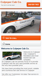 Mobile Screenshot of culpepercab.com